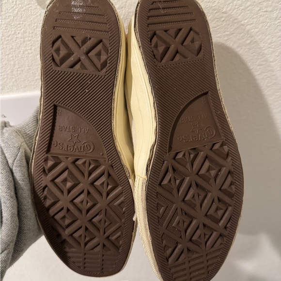 White Converse x PLAY Comme des Garçons Chuck 70 Size 8 Men’s, Women’s 10 CDG - Picture 5 of 5